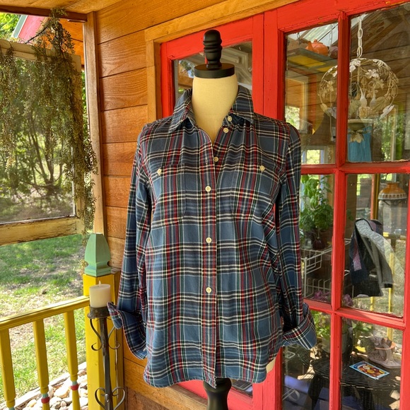 Lauren Jeans Co. by Ralph Lauren Tops - Lauren Jeans Co. Plaid Flannel Shirt
